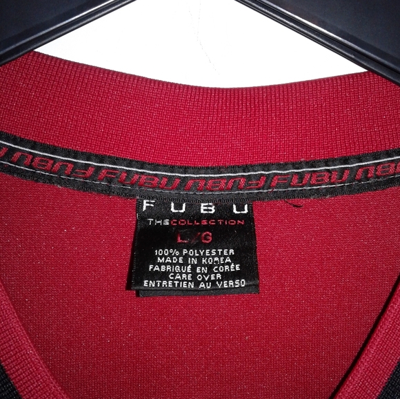 Fubu Champions League Football Jersey sz L Vintage Limited Edition made in Korea - Picture 4 of 6